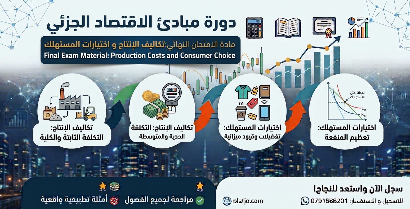 مساق مبادئ الاقتصاد الجزئي | مادة الامتحان النهائي (Final Material)